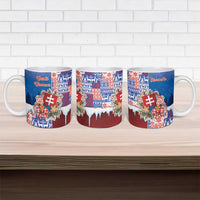 Slovakia Christmas Ceramic Mug Vesale Vianoce Xmas Pattern - Wonder Print Shop
