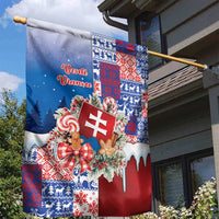 Slovakia Christmas Garden Flag Vesale Vianoce Xmas Pattern - Wonder Print Shop