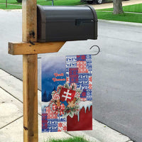 Slovakia Christmas Garden Flag Vesale Vianoce Xmas Pattern - Wonder Print Shop