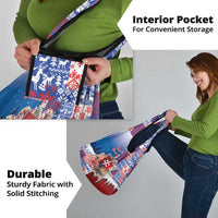 Slovakia Christmas Grocery Bag Vesale Vianoce Xmas Pattern - Wonder Print Shop