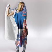 Slovakia Christmas Hooded Blanket Vesale Vianoce Xmas Pattern - Wonder Print Shop