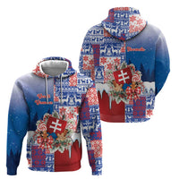 Slovakia Christmas Hoodie Vesale Vianoce Xmas Pattern - Wonder Print Shop