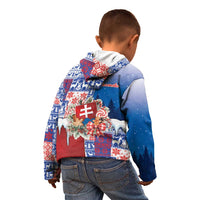 Slovakia Christmas Kid Hoodie Vesale Vianoce Xmas Pattern - Wonder Print Shop