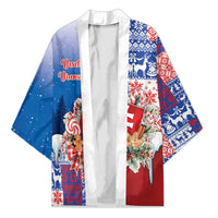 Slovakia Christmas Kimono Vesale Vianoce Xmas Pattern - Wonder Print Shop