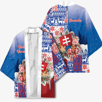 Slovakia Christmas Kimono Vesale Vianoce Xmas Pattern - Wonder Print Shop