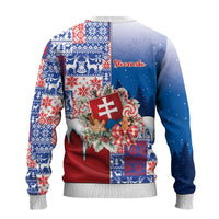 Slovakia Christmas Ugly Christmas Sweater Vesale Vianoce Xmas Pattern - Wonder Print Shop