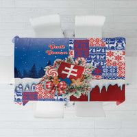 Slovakia Christmas Tablecloth Vesale Vianoce Xmas Pattern - Wonder Print Shop