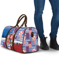 Slovakia Christmas Travel Bag Vesale Vianoce Xmas Pattern - Wonder Print Shop