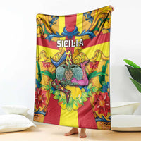 Italy Sicily Blanket Gorgoneion Baroque Patterns - Wonder Print Shop