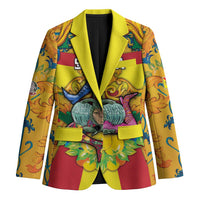 Personalized Italy Sicily Blazer Gorgoneion Baroque Patterns - Wonder Print Shop