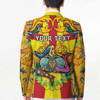Personalized Italy Sicily Blazer Gorgoneion Baroque Patterns - Wonder Print Shop