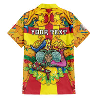 Personalized Italy Sicily Family Matching Tank Maxi Dress and Hawaiian Shirt Gorgoneion Baroque Patterns - Wonder Print Shop