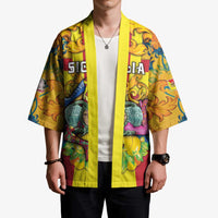 Personalized Italy Sicily Kimono Gorgoneion Baroque Patterns - Wonder Print Shop