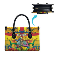 Italy Sicily Leather Bag Gorgoneion Baroque Patterns - Wonder Print Shop