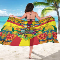 Italy Sicily Sarong Gorgoneion Baroque Patterns - Wonder Print Shop