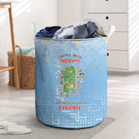Italy Sardinia Laundry Basket I Don't Need Therapy - Wonder Print Shop