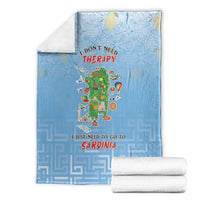 Italy Sardinia Blanket I Don't Need Therapy - Wonder Print Shop