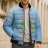 Personalized Italy Sardinia Bomber Puffer Jacket I Don't Need Therapy - Wonder Print Shop