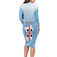 Personalized Italy Sardinia Long Sleeve Bodycon Dress I Don't Need Therapy - Wonder Print Shop