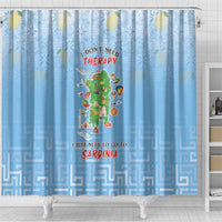 Italy Sardinia Shower Curtain I Don't Need Therapy - Wonder Print Shop