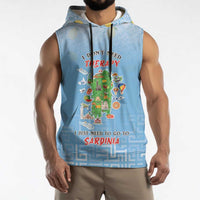 Personalized Italy Sardinia Sleeveless Hoodie I Don't Need Therapy - Wonder Print Shop