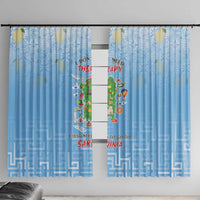 Italy Sardinia Window Curtain I Don't Need Therapy - Wonder Print Shop
