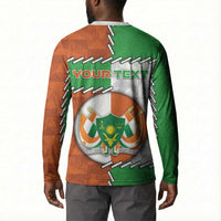 Personalized Niger Button Sweatshirt Dama Gazelle Waving Flag Funny Style