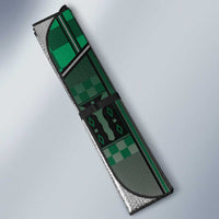 Nigeria Auto Sun Shade Eagle With Tribal Patterns