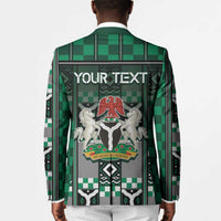 Personalized Nigeria Blazer Eagle With Tribal Patterns