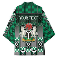 Personalized Nigeria Kimono Eagle With Tribal Patterns