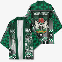 Personalized Nigeria Kimono Eagle With Tribal Patterns