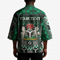 Personalized Nigeria Kimono Eagle With Tribal Patterns