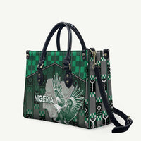 Nigeria Leather Bag Eagle With Tribal Patterns
