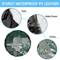 Nigeria Spare Tire Cover Eagle With Tribal Patterns