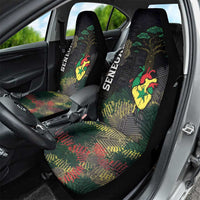 Senegal Car Seat Cover Heart Baobab Art Grunge Style