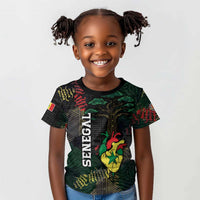 Personalized Senegal Kid T shirt Heart Baobab Art Grunge Style