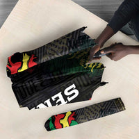 Senegal Umbrella Heart Baobab Art Grunge Style