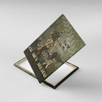 Military Fathers Day Canvas Wall Art My Dad Is My Hero