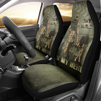 Military Fathers Day Car Seat Cover My Dad Is My Hero