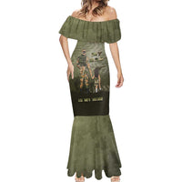 Military Fathers Day Mermaid Dress My Dad Is My Hero