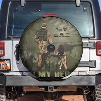 Military Fathers Day Spare Tire Cover My Dad Is My Hero
