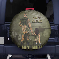 Military Fathers Day Spare Tire Cover My Dad Is My Hero