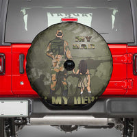Military Fathers Day Spare Tire Cover My Dad Is My Hero