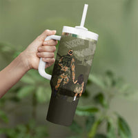 Military Fathers Day Tumbler With Handle My Dad Is My Hero