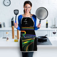 Racing Pride Apron Racing Rainbow Cyberpunk Style