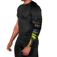Custom Racing Pride Arm Sleeves Racing Rainbow Cyberpunk Style