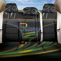 Racing Pride Back Car Seat Cover Racing Rainbow Cyberpunk Style