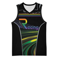 Custom Racing Pride Basketball Jersey Racing Rainbow Cyberpunk Style