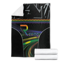 Racing Pride Blanket Racing Rainbow Cyberpunk Style