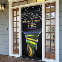 Custom Racing Pride Door Cover Racing Rainbow Cyberpunk Style